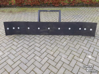 Rubberschuif Weidemann Rubberschuif 2.60m
