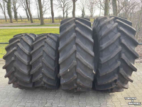 Wielen, Banden, Velgen & Afstandsringen Trelleborg 650/65R38 en 540/65R28 TM800 Nieuw