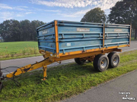 Kipper / Kiepwagen / Landbouwkipper Rolland bh90 9 tons tandemas kipper