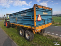 Kipper / Kiepwagen / Landbouwkipper Rolland bh90 9 tons tandemas kipper