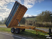 Kipper / Kiepwagen / Landbouwkipper Rolland bh90 9 tons tandemas kipper