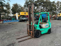 Heftruck Mitsubishi KFG 15 heftruck benzine gebruikt