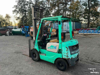 Heftruck Mitsubishi KFG 15 heftruck benzine gebruikt