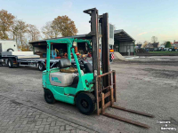Heftruck Mitsubishi KFG 15 heftruck benzine gebruikt