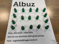 Overige spuiten en toebehoren Albuz spuitdoppen, spray nozzles. Rabat, sales 50% discount