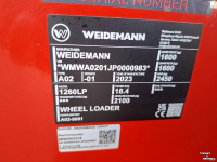 Shovel / Wiellader / Kniklader Weidemann 1260LP