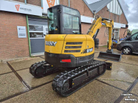 Rupskraan / Graafmachine op rupsen Sany SY 50U rupskraan