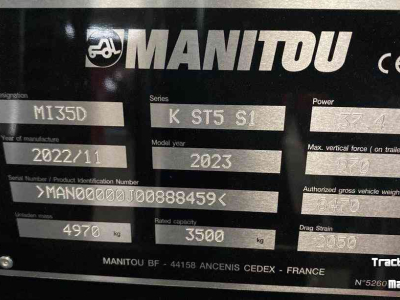 Heftruck Manitou MI35D Heftruck