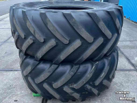Wielen, Banden, Velgen & Afstandsringen Michelin 2x Mach X BiB 710/70R38 Banden