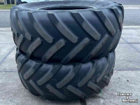 Wielen, Banden, Velgen & Afstandsringen Michelin 2x Mach X BiB 710/70R38 Banden