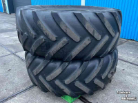 Wielen, Banden, Velgen & Afstandsringen Michelin 2x Mach X BiB 710/70R38 Banden