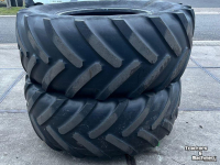 Wielen, Banden, Velgen & Afstandsringen Michelin 2x Mach X BiB 710/70R38 Banden