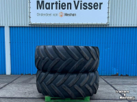 Wielen, Banden, Velgen & Afstandsringen Michelin 2x Mach X BiB 710/70R38 Banden