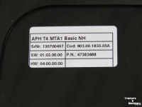 Tractor / Trekker New Holland Dashboard - instrumentenpaneel New Holland T6.xxx:   CNH Parts nr:47383688