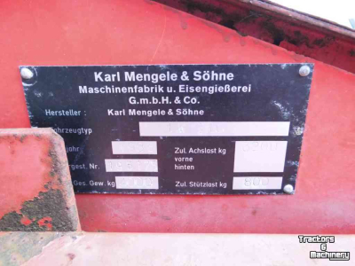 Opraapwagen Mengele Quadro 310