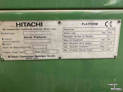 Hoogwerker Hitachi HX140B