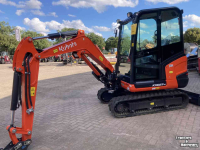 Bandenkraan / Graafmachine op wielen Kubota KX027-4