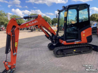 Bandenkraan / Graafmachine op wielen Kubota KX027-4