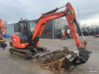 Mini-graver / Mini-graafmachine Kubota KX042-4