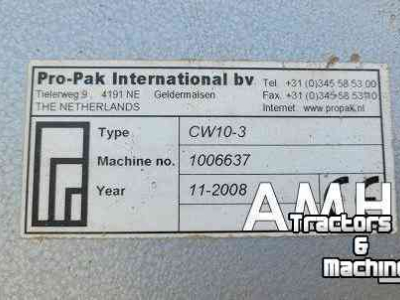 Afweegapparatuur Pro-Pak CW10-3 Multihead Afweger
