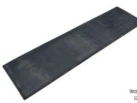 Rubberschuif Qmac RSM240 Rubbermat 240 cm STAAL inlaag 