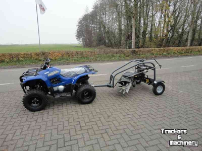 Veegmachine Tielburger TK 620 veegmachine in getrokken frame