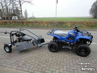 Veegmachine Tielburger TK 620 veegmachine in getrokken frame