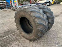 Wielen, Banden, Velgen & Afstandsringen Trelleborg 600/65R28 set gebruikt