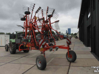 Rugger / Hark / Zwadhark Kuhn GA7501 dubbele cirkelhark wiersmachine mechanische werkbreedteverstelling