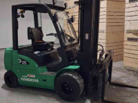 Schudder Hangcha CPD 35 Lithium grootste accu 404 Ah!