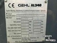 Shovel / Wiellader / Kniklader Gehl AL 340