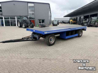 Vierwielige wagen / Landbouwwagen Record PLW 12 ton platte wagen, trailer