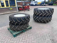 Wielen, Banden, Velgen & Afstandsringen Trelleborg 480/70R34 + 380/70R24 verstelbare velgen