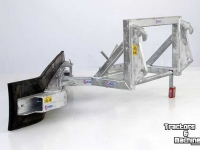 Rubberschuif Qmac Rabot caoutchouc pour boue avec montage Zettelmeyer
