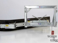 Rubberschuif Qmac Rabot caoutchouc pour boue avec montage Zettelmeyer