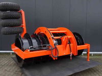 Kuilverdichtingswals Hofstede Kuil silage verdichting aandruk wals , side shift , hydraulische zij arm