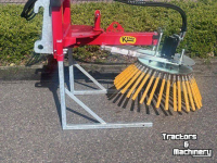 Shovel / Wiellader / Kniklader Kemp Kemp Onkruidborstel mechanisch zwenkbaar