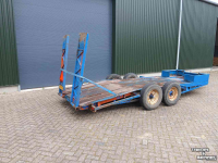 Getrokken truck-aanhanger  Aanhanger machine transport