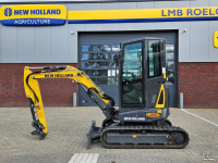 Mini-graver / Mini-graafmachine New Holland E25D minikraan