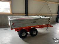 Kipper / Kiepwagen / Landbouwkipper  Kipper mini compact tractor 2,5 ton Max tandemstel
