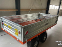 Kipper / Kiepwagen / Landbouwkipper  Kipper mini compact tractor 2,5 ton Max tandemstel