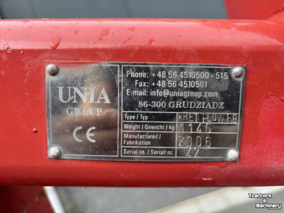 Woeler / Diepwoeler / Voorzetwoeler Unia Voorzetwoeler 6 poot