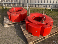 Tractor / Trekker Fendt Set wielgewichten 1000 kg per kant