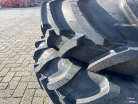 Wielen, Banden, Velgen & Afstandsringen Michelin Agribib 13.6R38 + 13.6R24 op verstel velgen