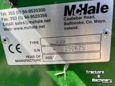 Wikkelaars McHale 998 balenwikkelaar