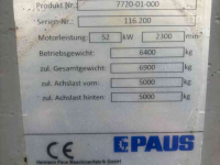 Telescopische Shovel / Wiellader / Kniklader  Paus tl8.7 shovel
