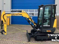 Mini-graver / Mini-graafmachine New Holland E35D