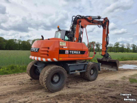 Bandenkraan / Graafmachine op wielen Atlas TW 160