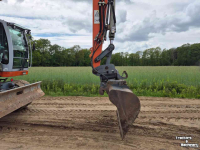 Bandenkraan / Graafmachine op wielen Atlas TW 160
