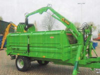 Kipper / Kiepwagen / Landbouwkipper Agomac Kipper met opbouwkraan